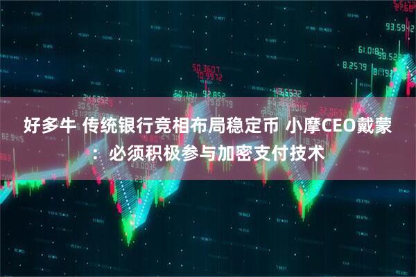 好多牛 传统银行竞相布局稳定币 小摩CEO戴蒙：必须积极参与加密支付技术